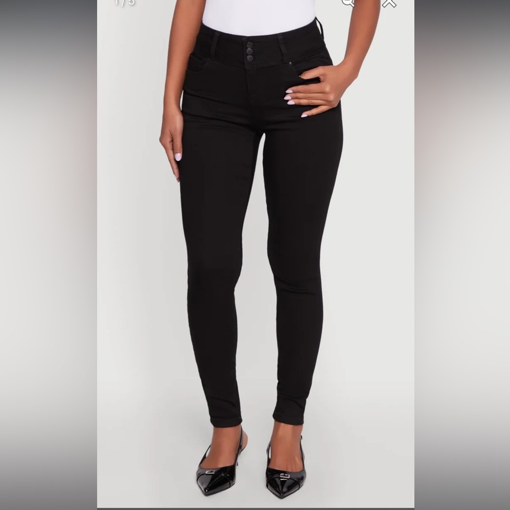 Wax Jean Women's Black Skinny Jeans